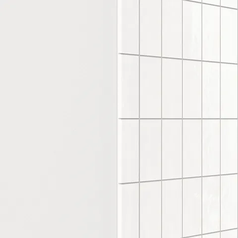 Josie 3 x 6 Bullnose Glossy Ceramic Tile in Pearl