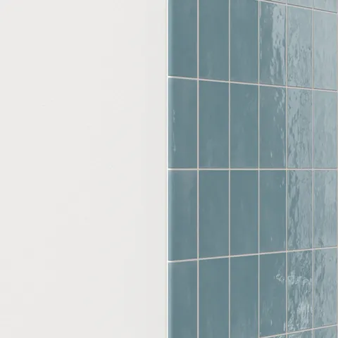 Josie 3 x 6 Bullnose Glossy Ceramic Tile in Ocean