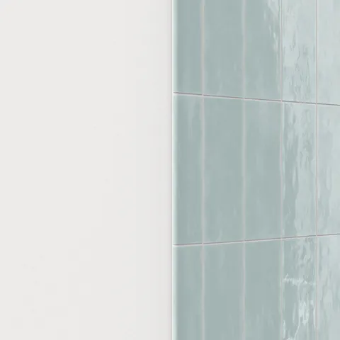 Josie 3 x 10 Bullnose Glossy Ceramic Tile in Sky
