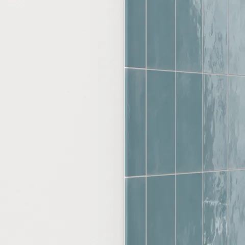 Josie 3 x 10 Bullnose Glossy Ceramic Tile in Ocean