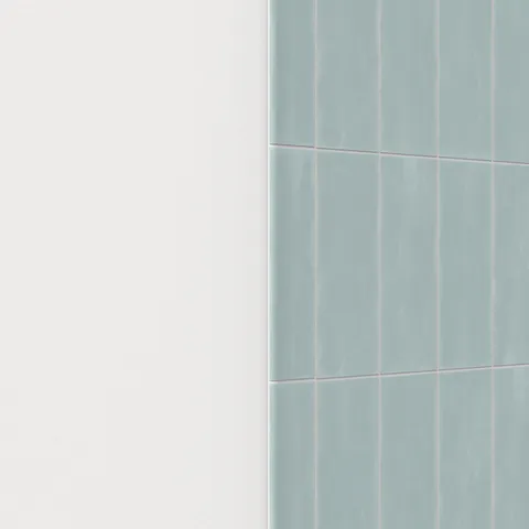 Josie 3 x 10 Bullnose Matte Ceramic Tile in Sky