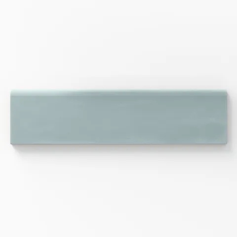 Josie 3 x 10 Bullnose Matte Ceramic Tile in Sky