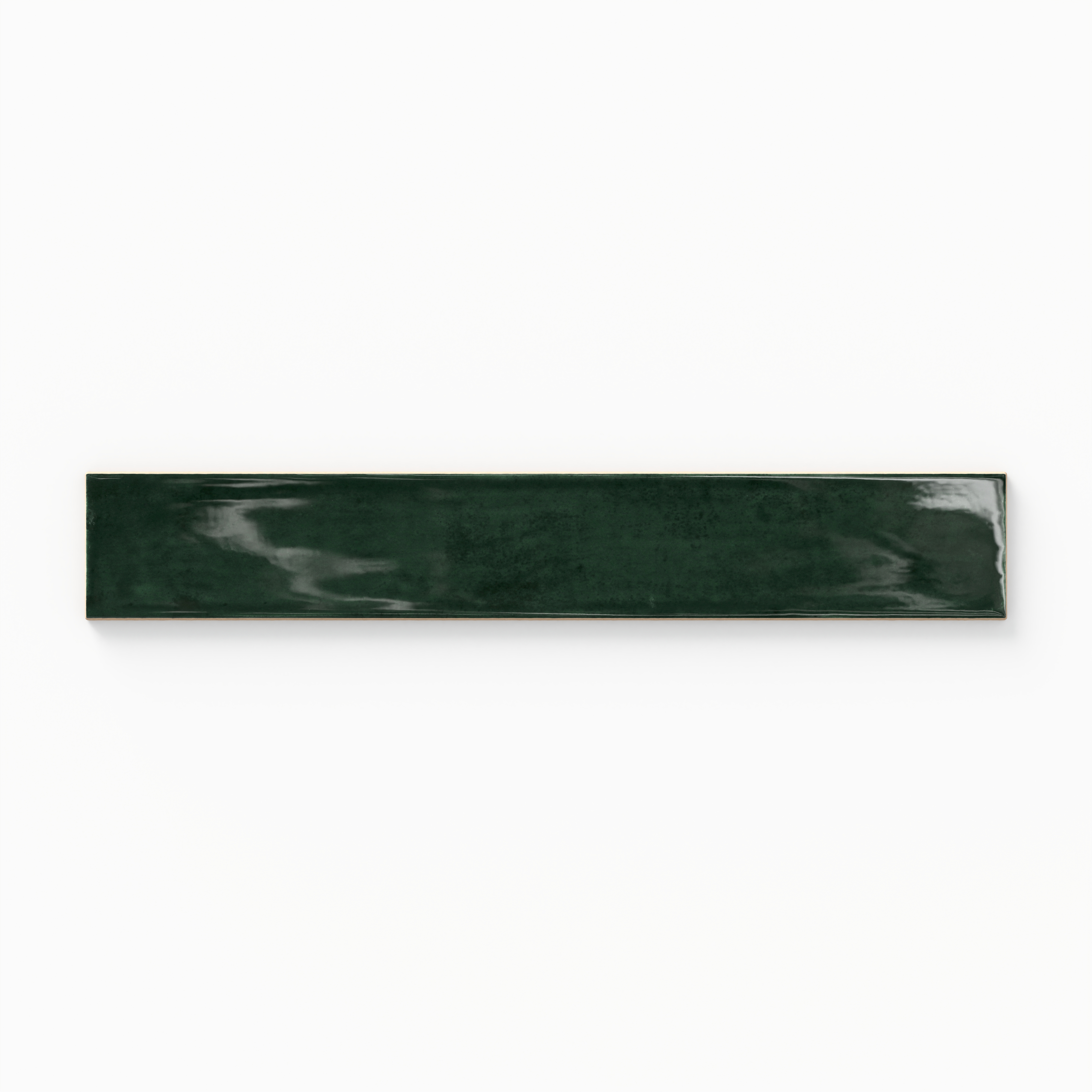 Jaden 2.5 x 16 Glossy Ceramic Tile in Hunter | Edward Martin