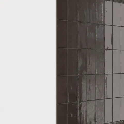 Mikayla 2.5 x 5 Bullnose Glossy Ceramic Tile in Espresso