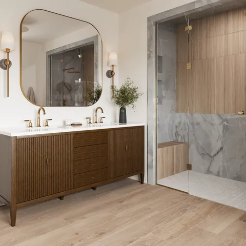 Jameson 8 x 48 Matte Porcelain Tile in Camel