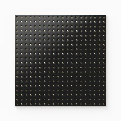 Kira 12 x 12 Satin Ceramic Tile in Dots Black