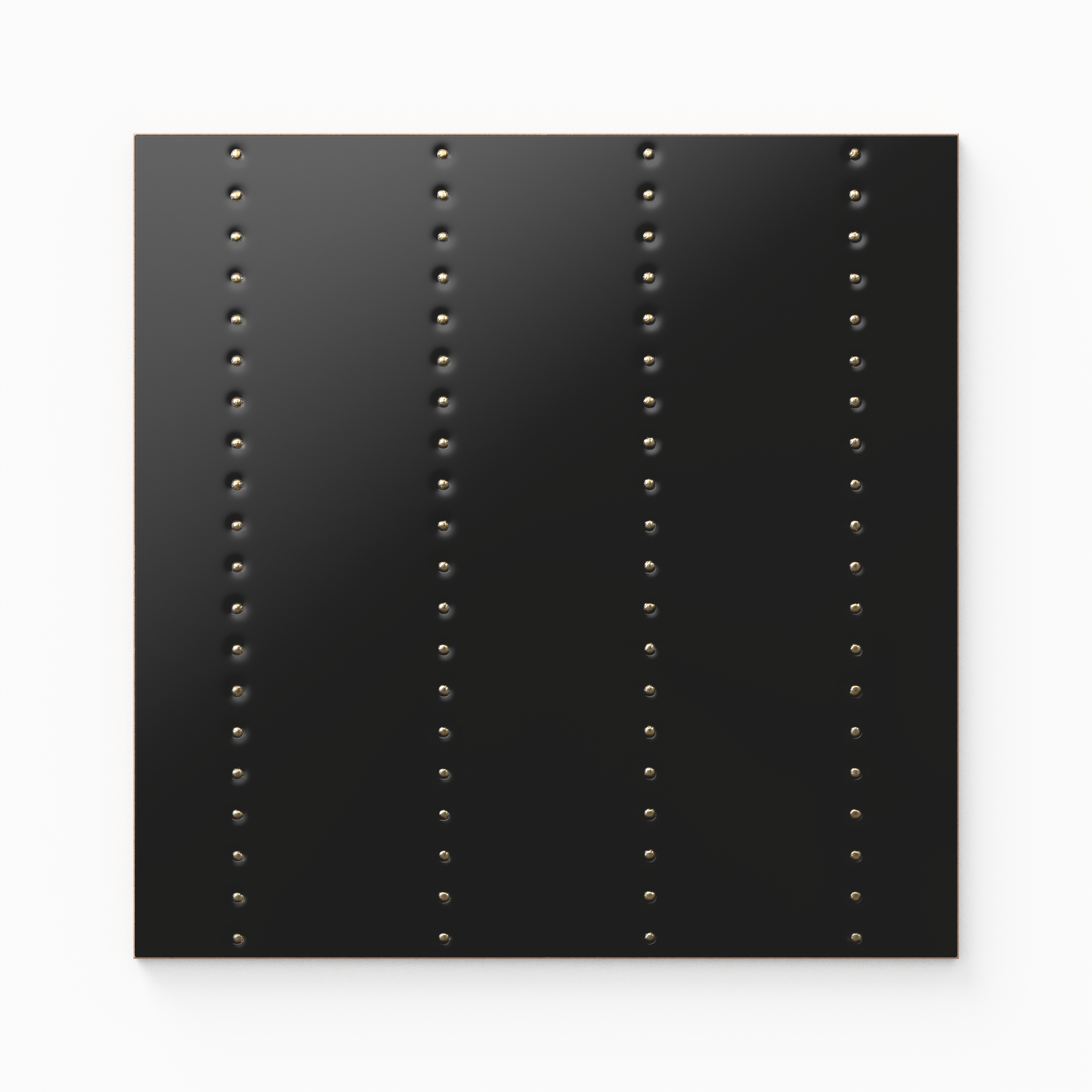 Kira 12 x 12 Satin Ceramic Tile in Dotted Lines Black | Edward Martin