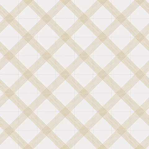 Estelle 12 x 12 Satin Ceramic Tile in Deco 2 White Gold