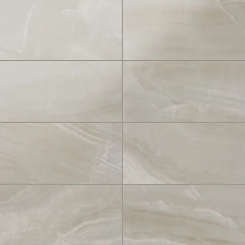 Giselle 12 x 24 Satin Porcelain Tile in Shell