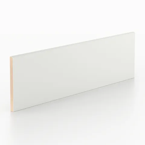 Kinsley 4 x 16 Glossy Ceramic Bullnose Tile in Cinza