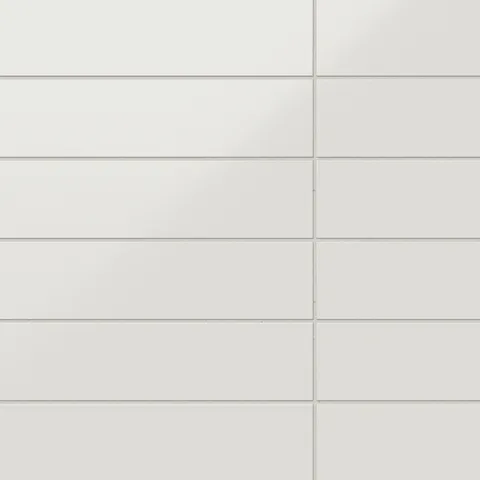 Elegant Kinsley Fog 4x16 tile in a satin finish, showcasing a serene light gray tone.