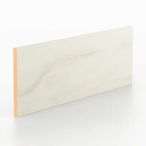 Kendrick 4 x 12 Glossy Ceramic Bullnose Tile in Sand