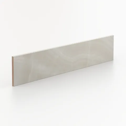 Giselle 4 x 24 Satin Porcelain Bullnose Tile in Shell