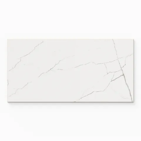 Natalia 12 x 24 Matte Porcelain Tile in Calacatta Lincoln