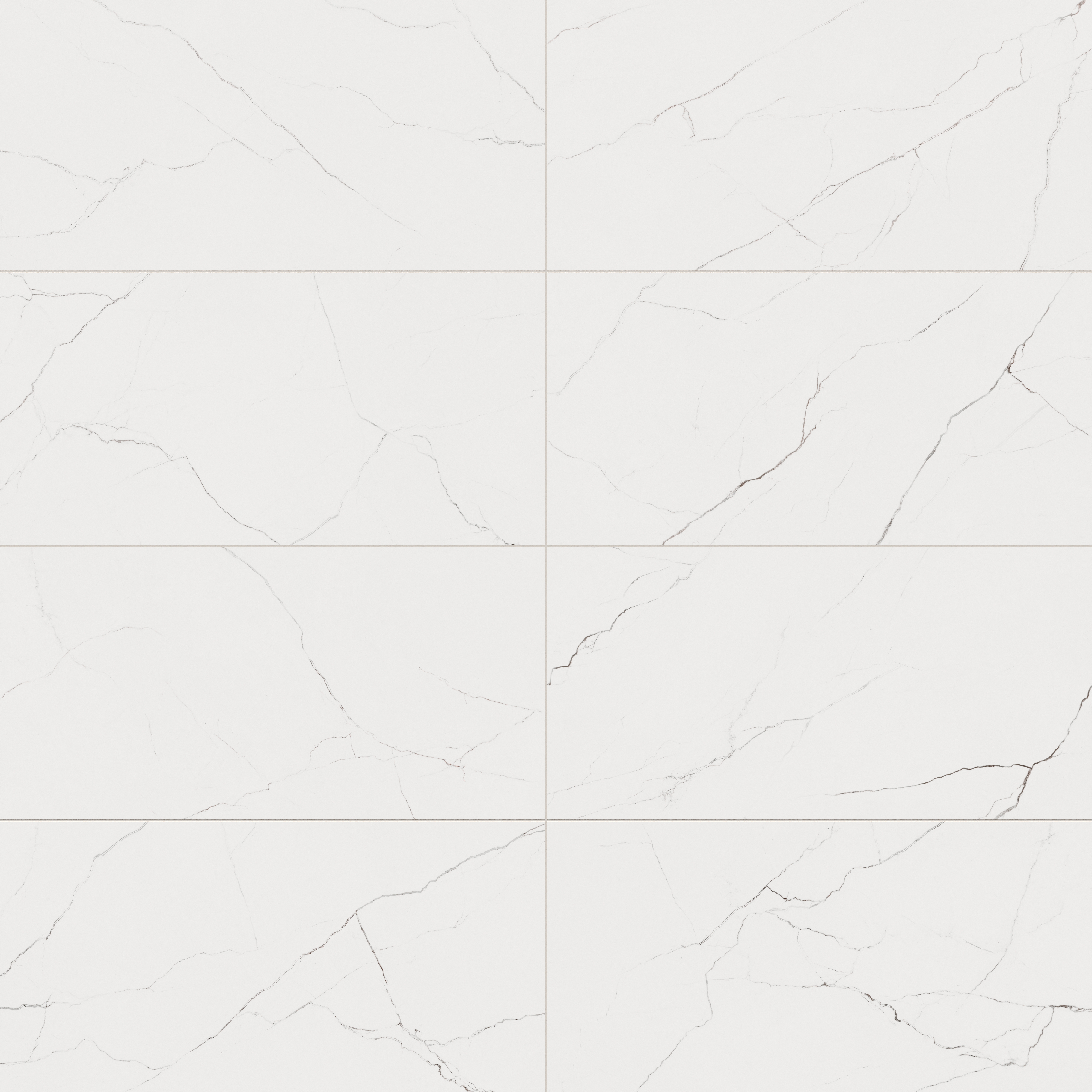 Natalia 24 x 48 Matte Porcelain Tile in Calacatta Lincoln | Edward