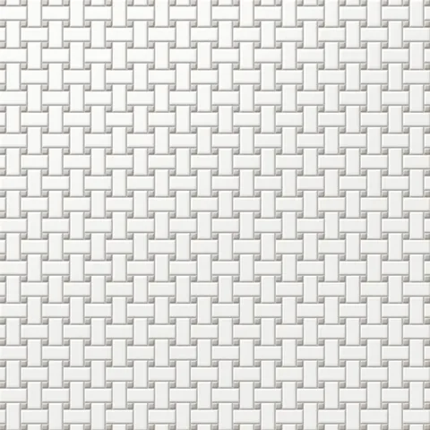 Quinn 12 x 12 Matte Porcelain Basket Weave Mosaic Tile in Grey & White Mix