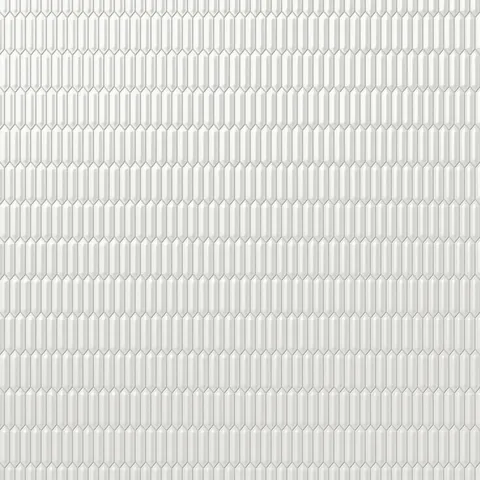 Maggie 12 x 12 Matte Porcelain 1 x 4 Picket Mosaic Tile in White