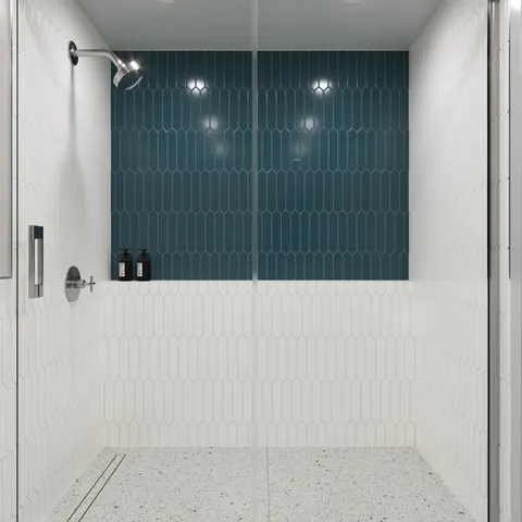 Reagan 2 x 10 Matte Ceramic Tile in Blanco