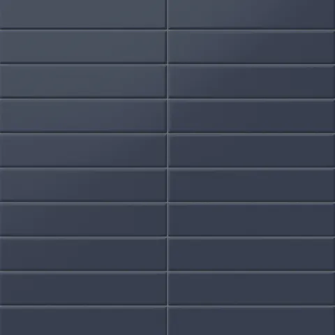Reagan 2 x 10 Matte Ceramic Tile in Navy
