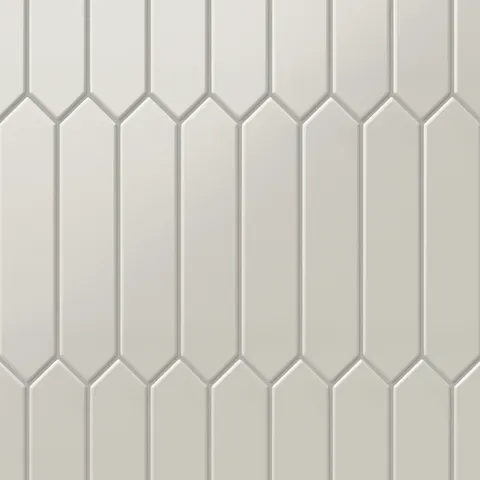 Reagan 2 x 10 Matte Ceramic Picket Tile in Gris