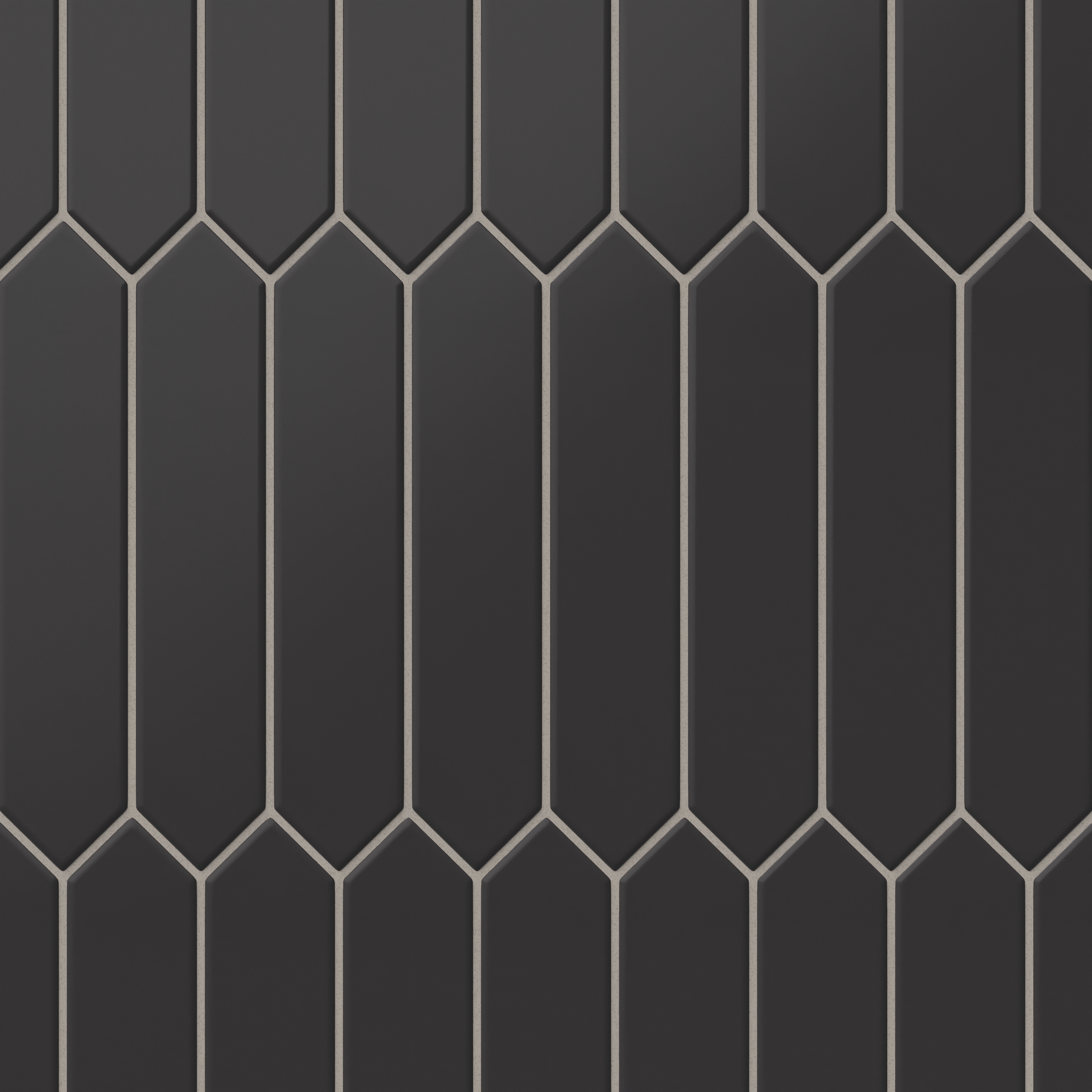 Reagan 5 x 6 Matte Porcelain Hexagon Tile in Midnight | Edward Martin