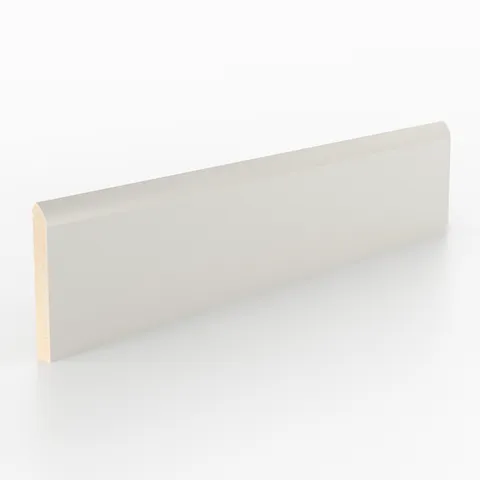 Reagan 2 x 10 Matte Ceramic Bullnose Tile in Gris