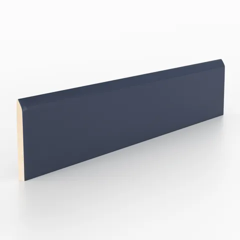 Reagan 2 x 10 Matte Ceramic Bullnose Tile in Navy