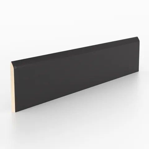 Reagan 2 x 10 Matte Ceramic Bullnose Tile in Midnight