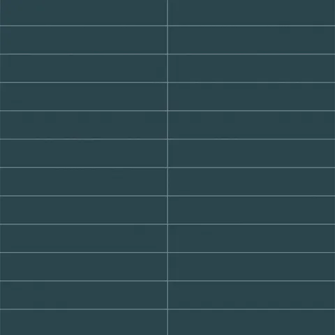 Reagan 4 x 24 Matte Porcelain Tile in Teal