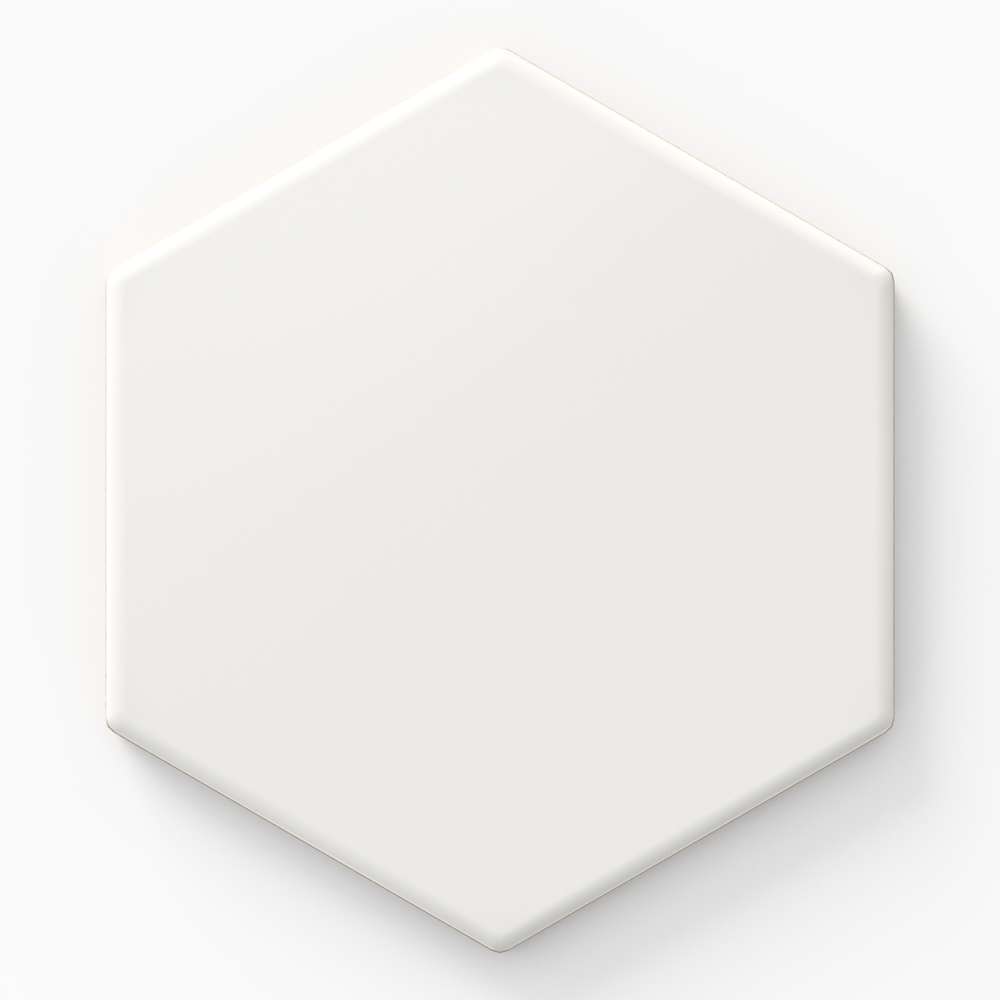 Reagan 5 x 6 Matte Porcelain Hexagon Tile in Blanco | Edward Martin