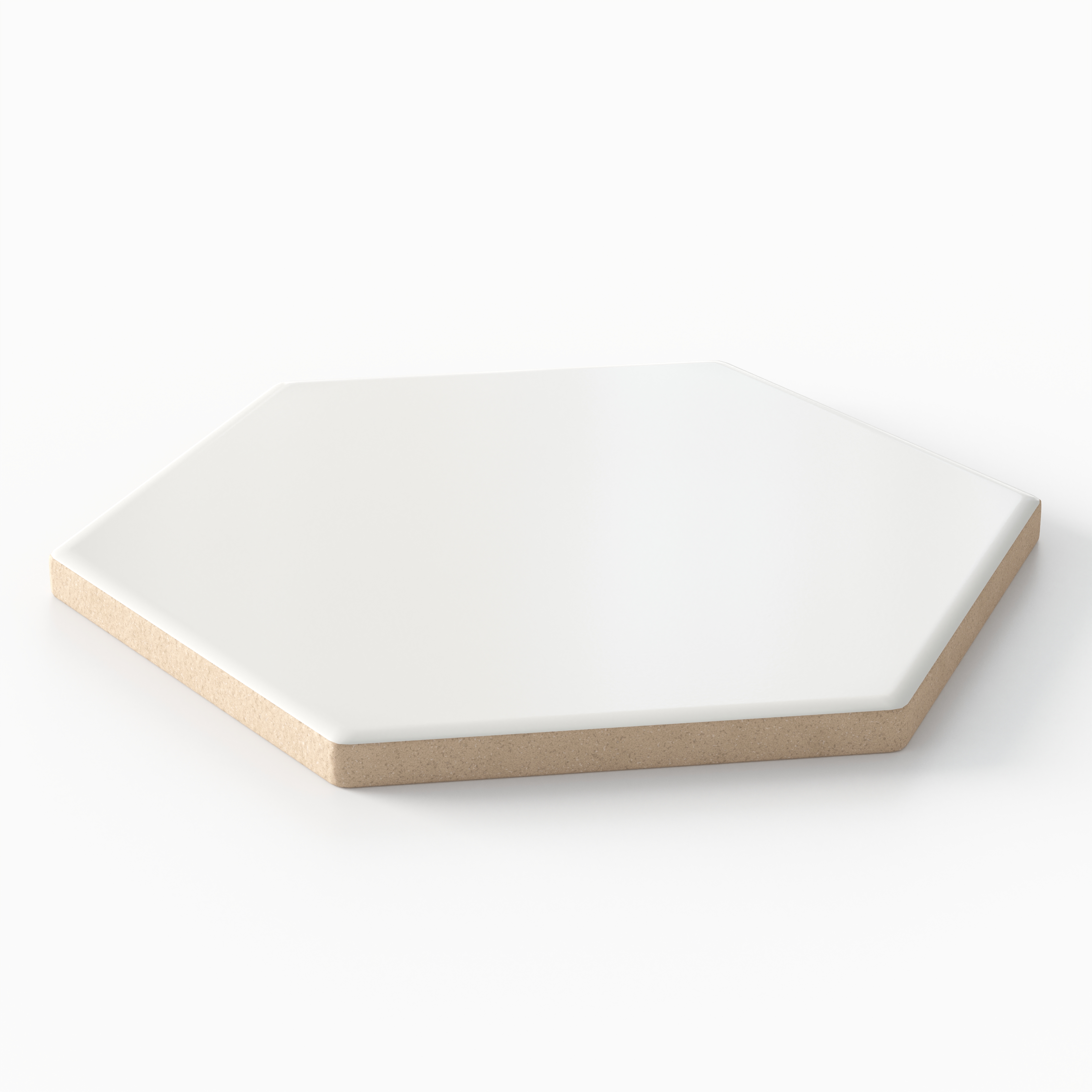 Reagan 5 x 6 Matte Porcelain Hexagon Tile in Blanco | Edward Martin