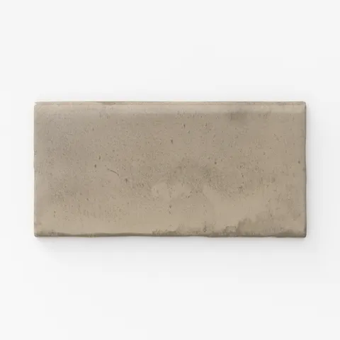 Graham 3 x 6 Bullnose Glossy Ceramic Tile in Mushroom