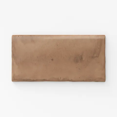 Graham 3 x 6 Bullnose Glossy Ceramic Tile in Clay