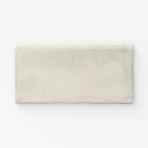 Graham 3 x 6 Bullnose Glossy Ceramic Tile in Off White