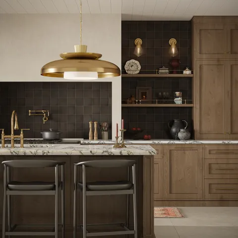 Ellie 5 x 5 Matte Ceramic Tile in Black Coal