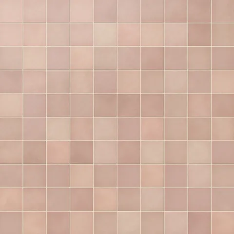Ellie 5 x 5 Matte Ceramic Tile in Blush