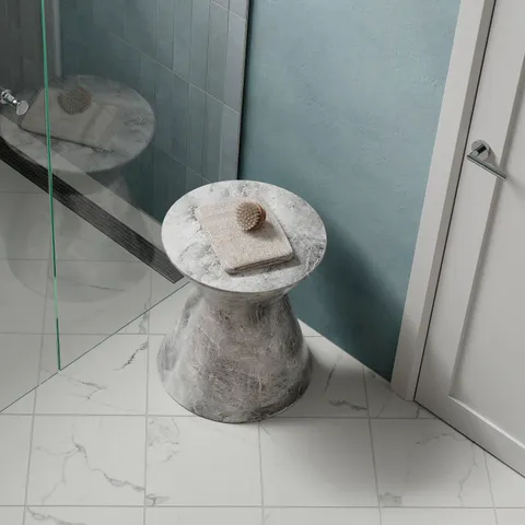 Leona 12 x 12 Matte Porcelain Tile in Calacatta