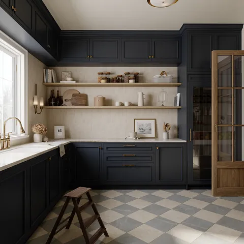 Leona 12 x 12 Checkerboard Matte Porcelain Tile in Marfil and Amani Grey