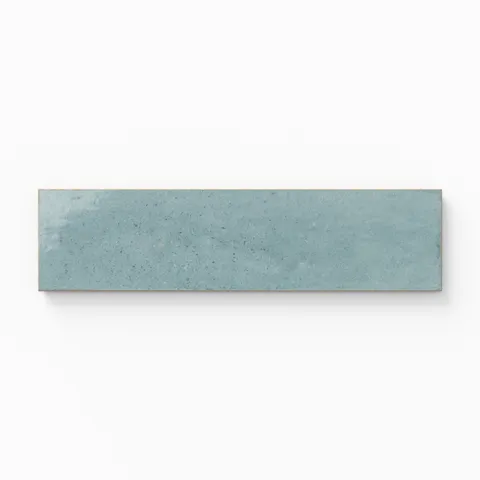 Makenna 3 x 11 Glossy Porcelain Tile in Agua
