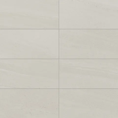Bryce Sand 12x24 Satin Porcelain Tile showcasing a warm beige tone with subtle stone-like textures and a satin finish for timeless interior designs.