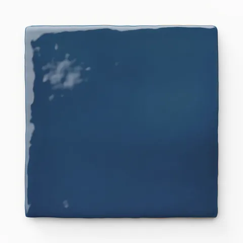 Maisie 4 x 4 Glossy Ceramic Tile in Cobalt