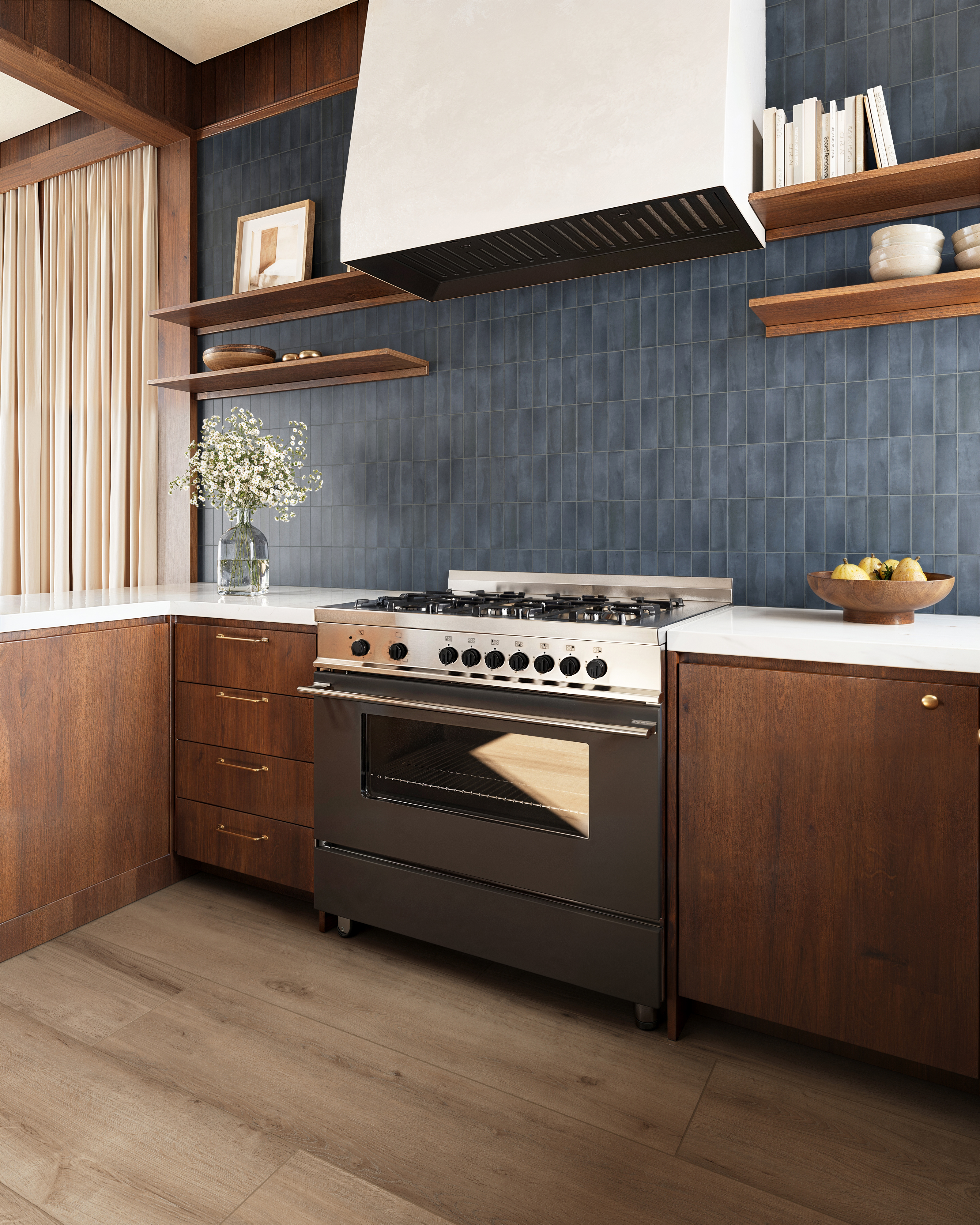 Natasha 2 x 6 Matte Porcelain Tile in Denim | Edward Martin