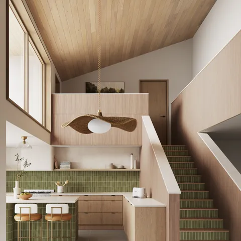 Natasha 2 x 6 Matte Porcelain Tile in Army