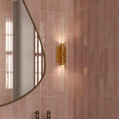 Natasha 2 x 6 Matte Porcelain Tile in Blush