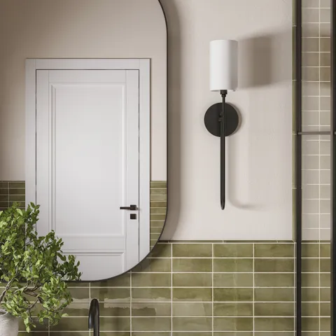 Natasha 0.5 x 8 Jolly Glossy Ceramic Tile Trim in Army