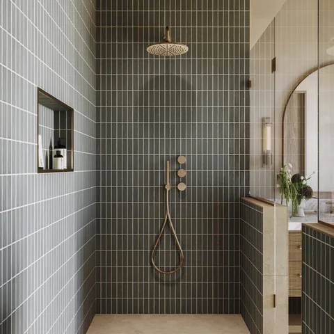 Dani 1.6 x 5 Matte Ceramic Tile in Sage