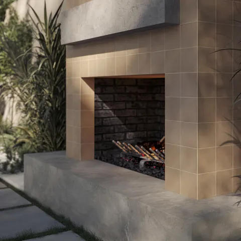 Karina 5.5 x 5.5 Matte Porcelain Tile in Cotto