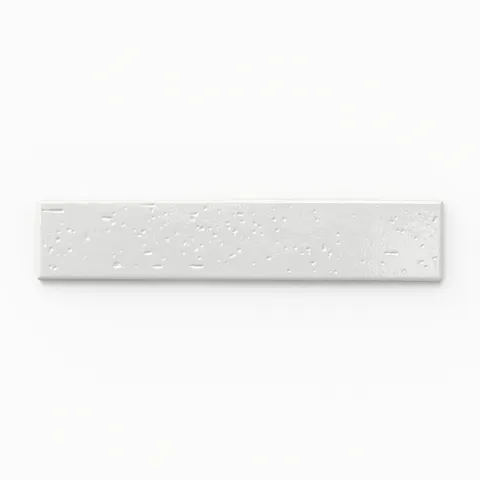 Tory 2 x 10 Glossy Porcelain Tile in Bianco