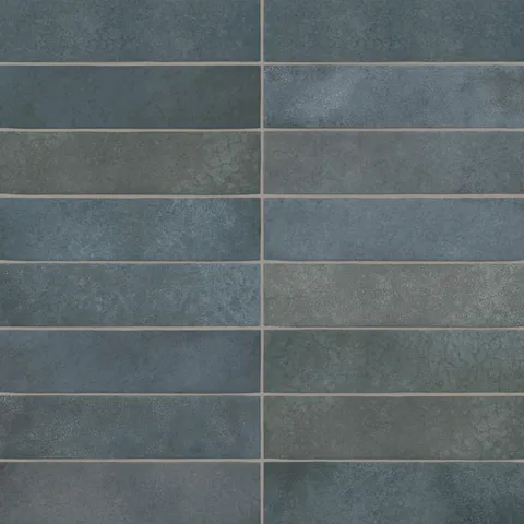 Juliet 2.5 x 10 Matte Porcelain Tile in Denim