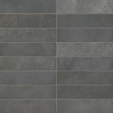 Juliet 2.5 x 10 Matte Porcelain Tile in Iron